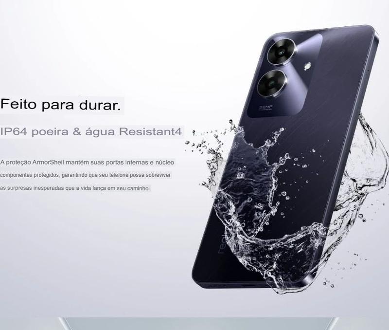 Smartphone Realme Note 60, 4GB + 128GB, Tela 6,74